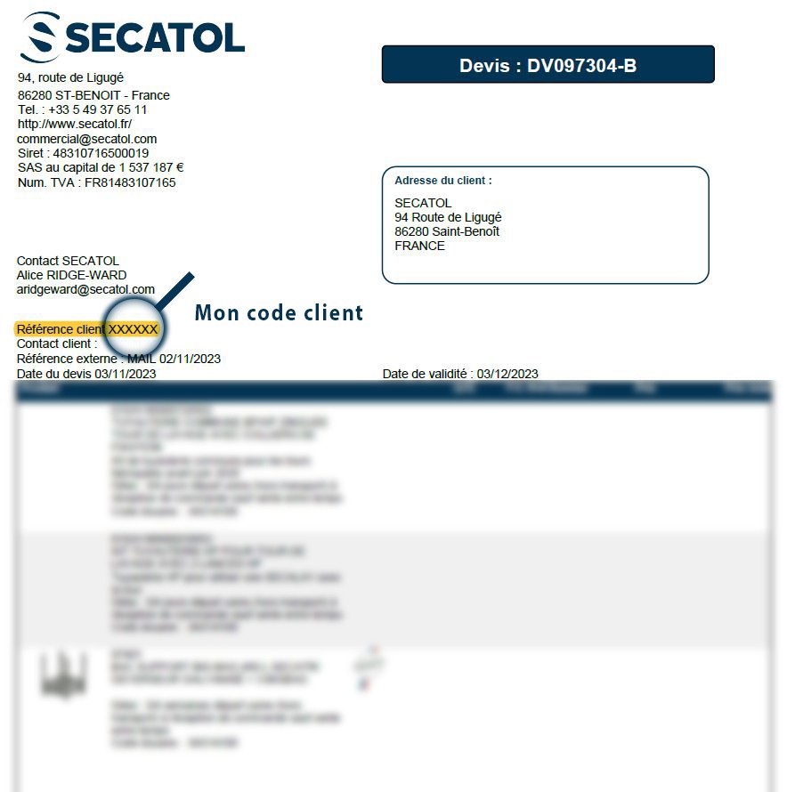 Code Secatol